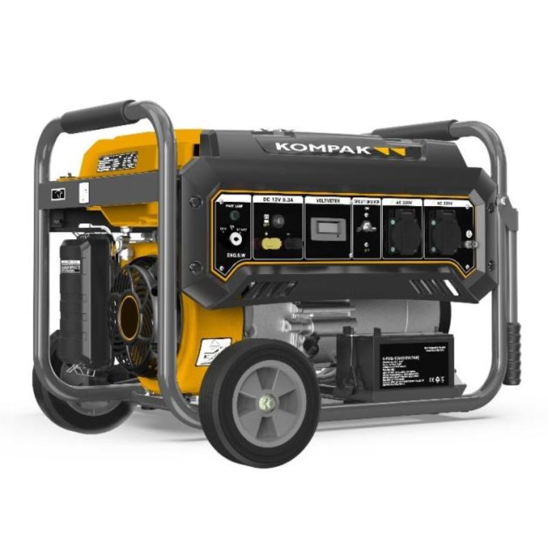 Generador de Gasolina Kompak Strong K3500E 3500W 8HP Arranque Eléctrico