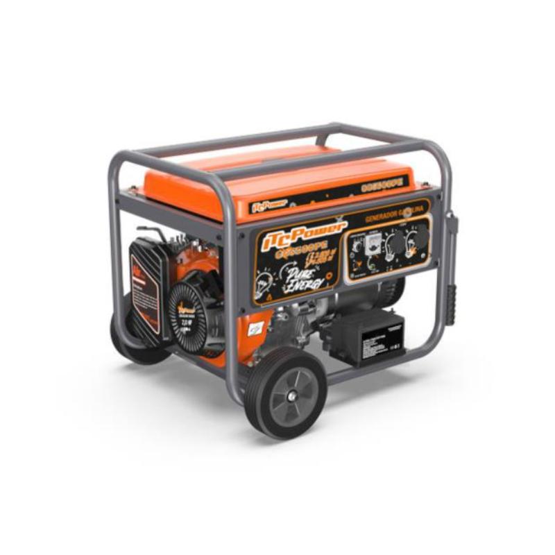 Generador Eléctrico ITC Power 6500W 15HP con Arranque Eléctrico