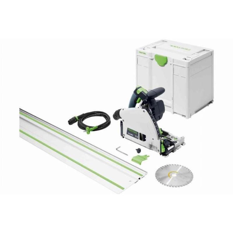 ierra de Inmersión Festool TS 60 KEBQ-Plus-FS 1500W Ø168 mm con Riel de Guía