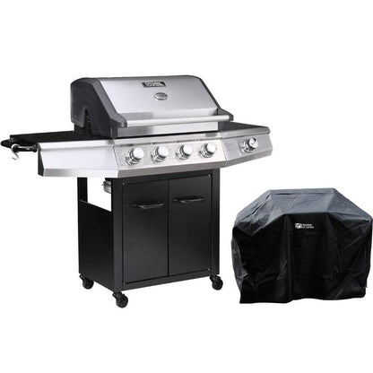 Bingo 5 Barbacoa de Gas 5 Quemadores 15,2 kW Superficie 67 x 44 cm Negro