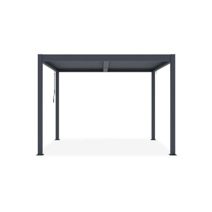 Pérgola Bioclimática Autoportante PIANA 3x2,5 m Aluminio Gris Antracita