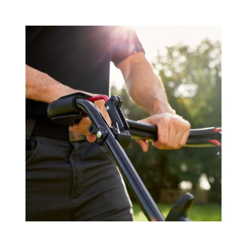 Erbauer cortacésped de gasolina 2700 W motor potente 46 cm ancho de corte diseño ergonómico