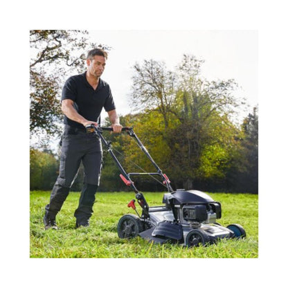 Erbauer cortacésped de gasolina 2700 W motor potente 46 cm ancho de corte diseño ergonómico