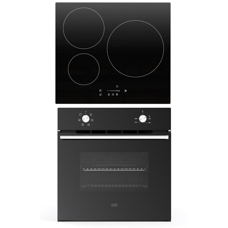 Pack Horno Eléctrico y Placa de Inducción 3 Zonas Cooke & Lewis