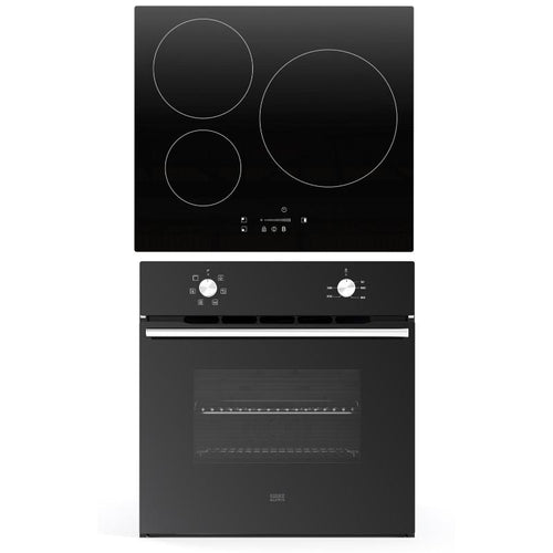 Pack Horno Eléctrico y Placa de Inducción 3 Zonas Cooke & Lewis