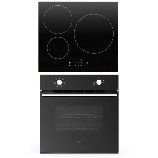 Pack Horno Eléctrico y Placa de Inducción 3 Zonas Cooke & Lewis