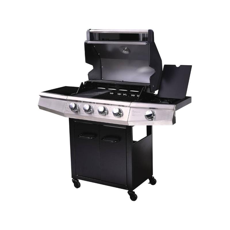 Bingo 5 Barbacoa de Gas 5 Quemadores 15,2 kW Superficie 67 x 44 cm Negro