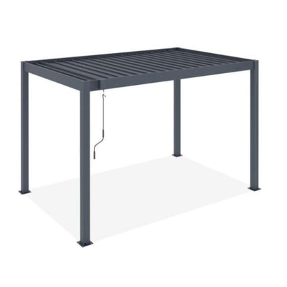 Pérgola Bioclimática Autoportante PIANA 3x2 m Aluminio Gris Antracita