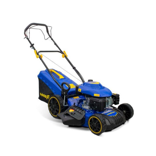 Goodyear cortacésped autopropulsado gasolina motor 161cc 3300W ancho de corte 46 cm recogedor 65L