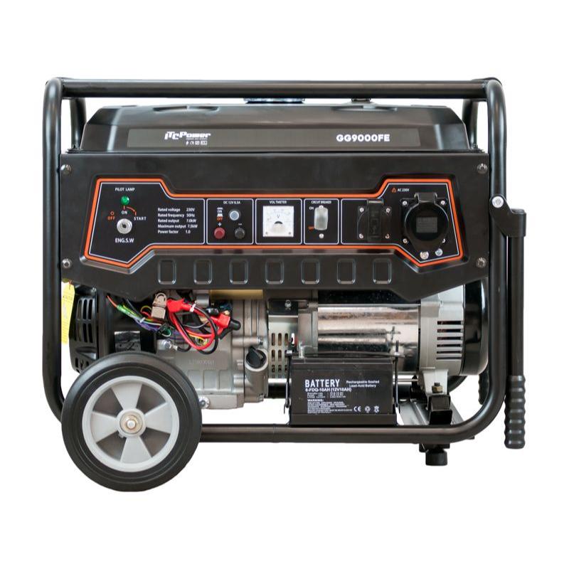 Generador de Gasolina ITC Power GG9000FE 7500W 16CV Arranque Eléctrico