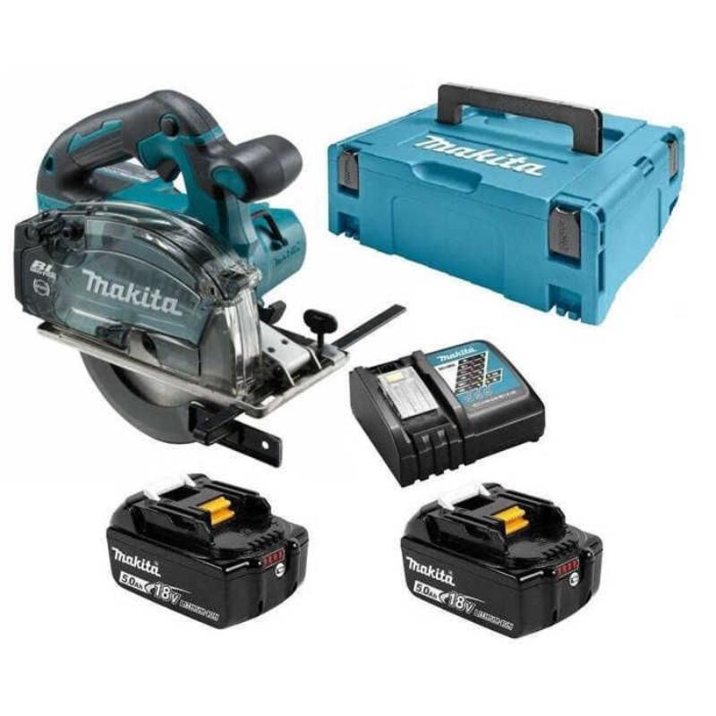 Sierra Circular para Metal Makita DCS552RTJ 18V Li-Ion 5Ah Ø136 mm