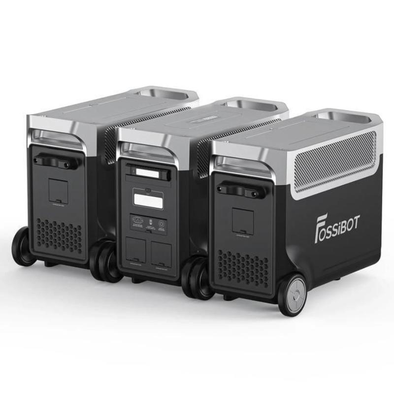 FOSSIBOT F3600PRO + 2× FB3840 Generador Solar Portátil LiFePO4 11052Wh 3600W