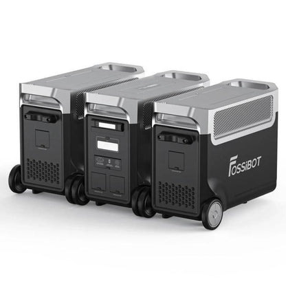 FOSSIBOT F3600PRO + 2× FB3840 Generador Solar Portátil LiFePO4 11052Wh 3600W